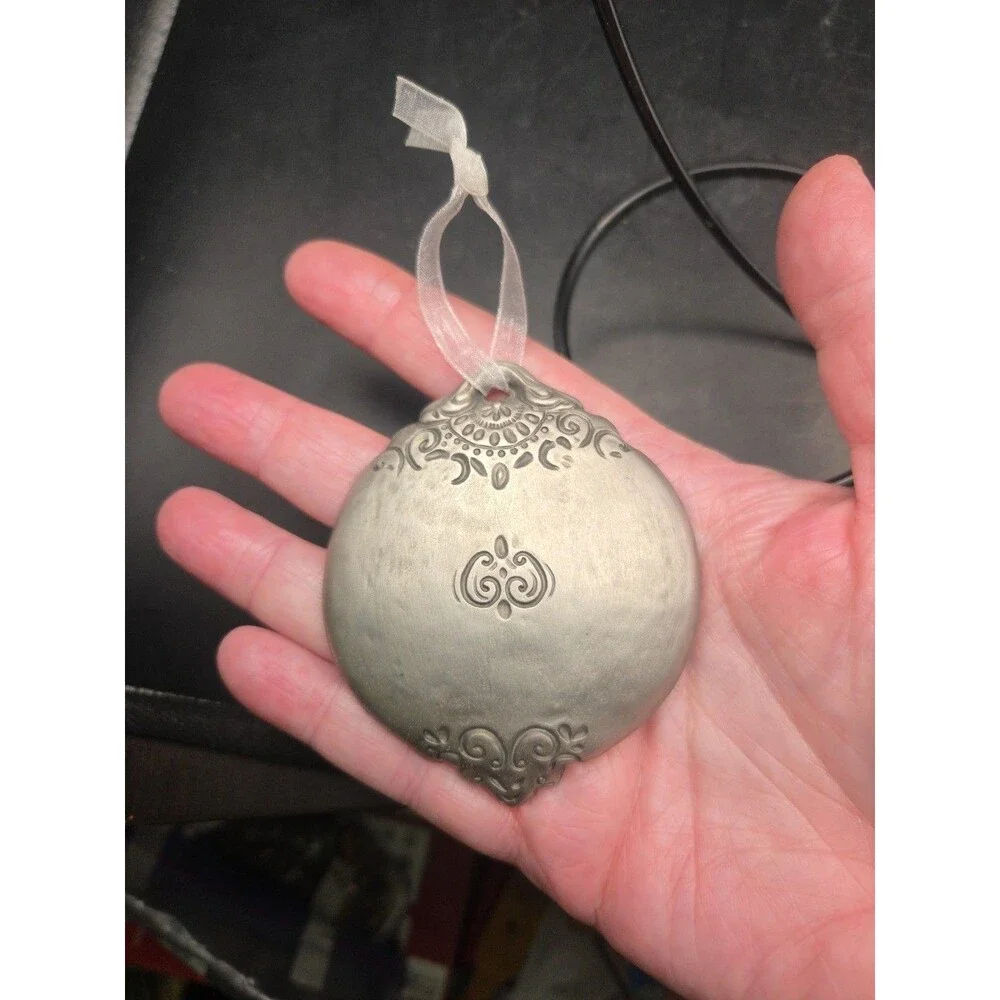 Hallmark Keepsake Pewter Christmas Ornament Mother And Child By Joanne Eschrich